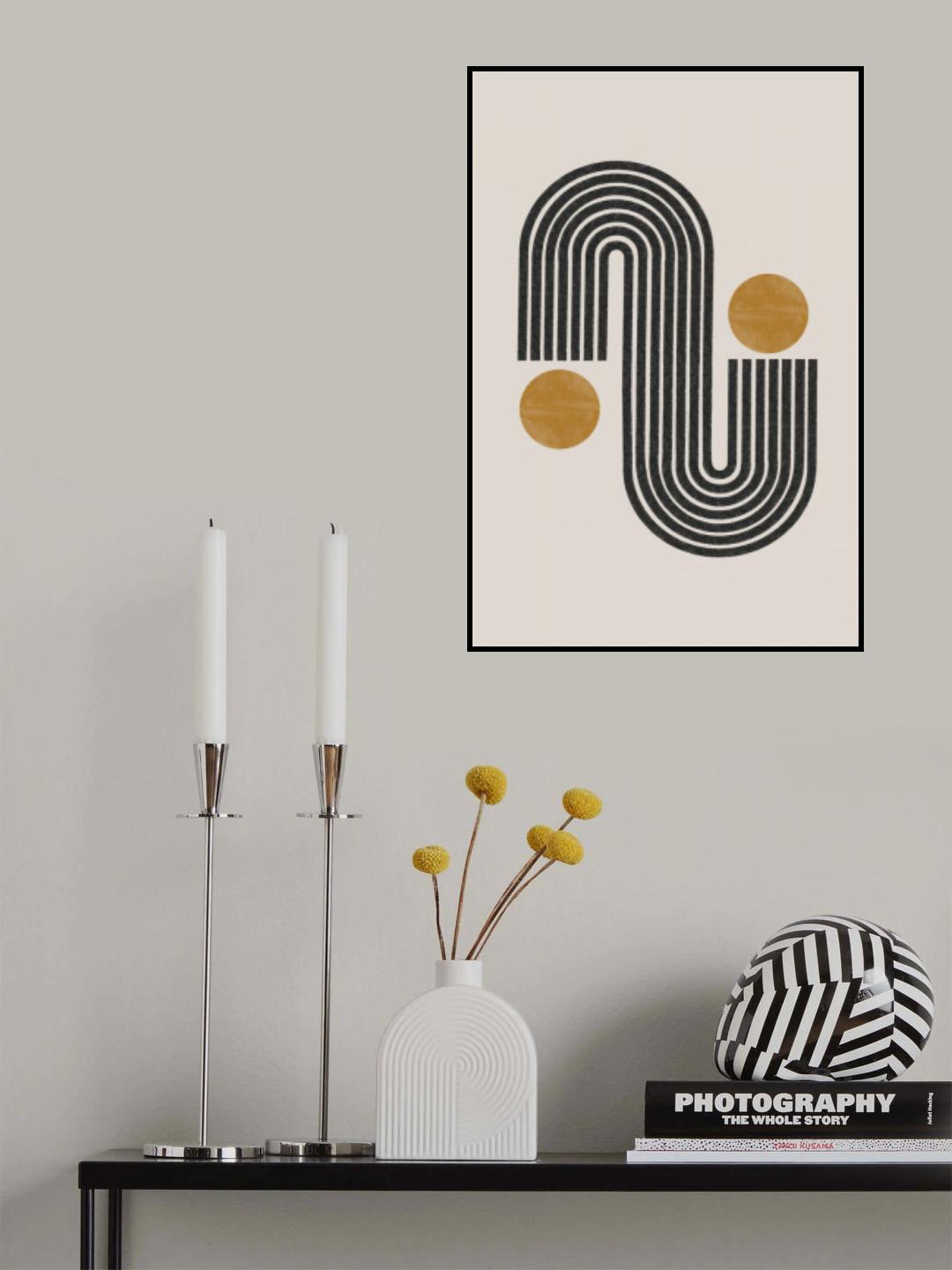 Mid Century No3. Poster och Canvastavla