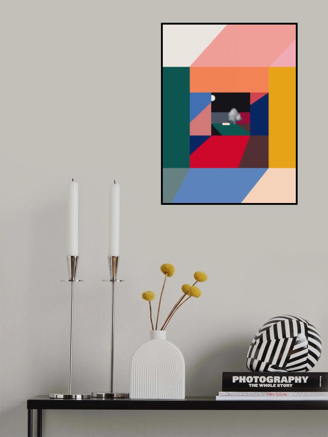 Nightscape In a Box Poster och Canvastavla