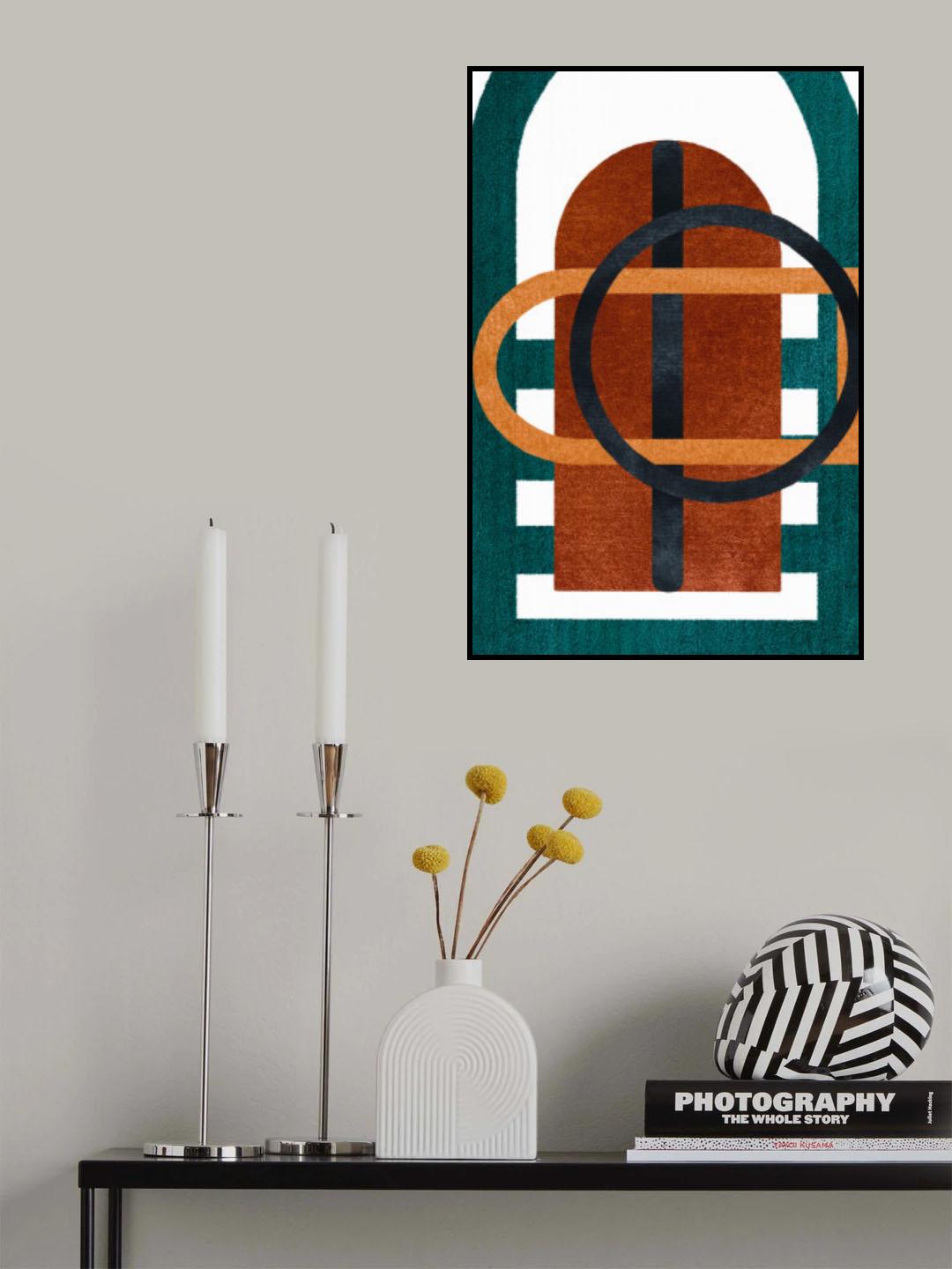 Geometric Art Poster och Canvastavla