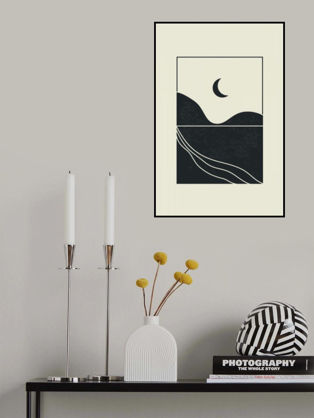 Minimal Mountains #6 Poster och Canvastavla