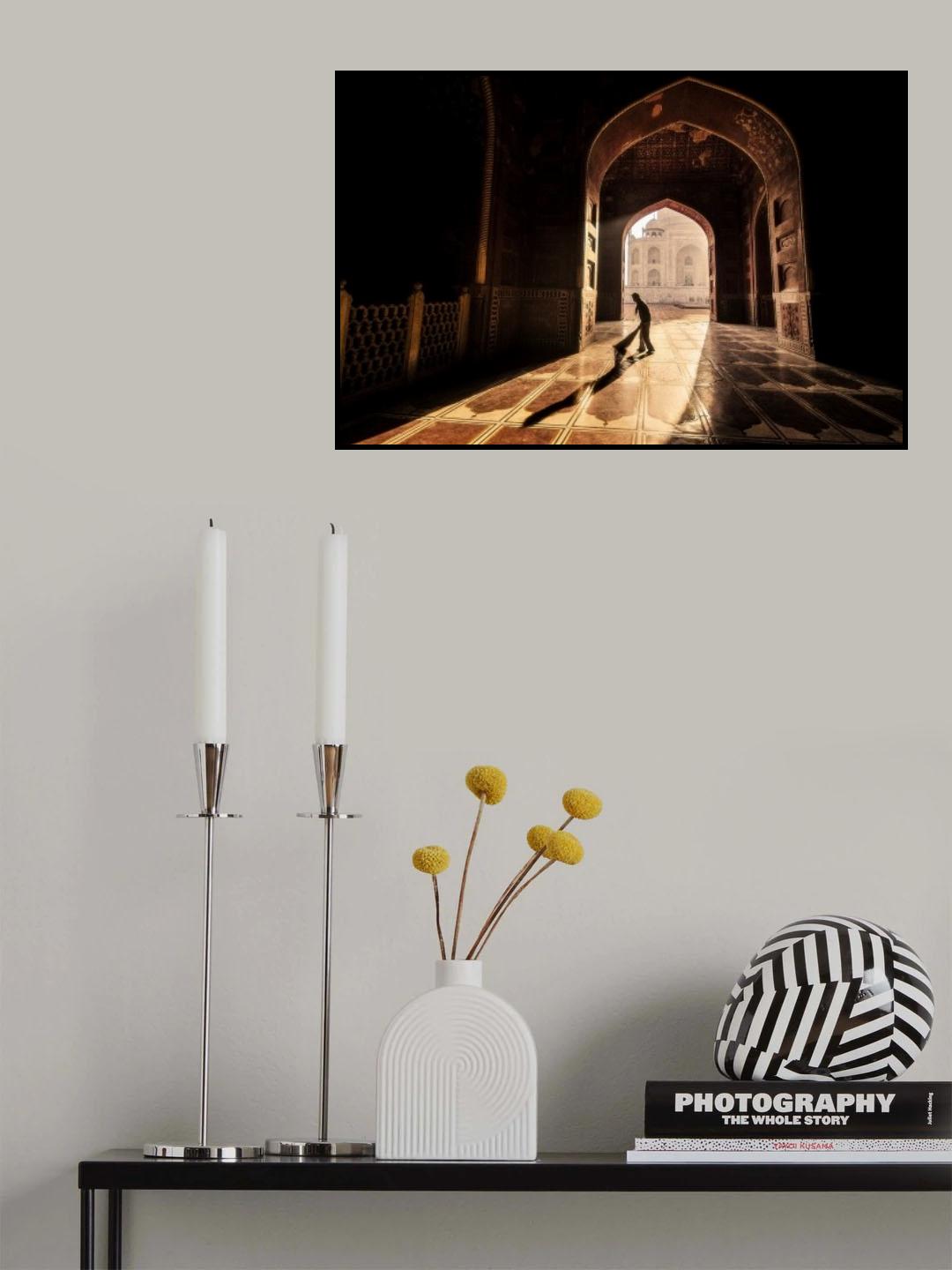 Golden Rays Poster och Canvastavla
