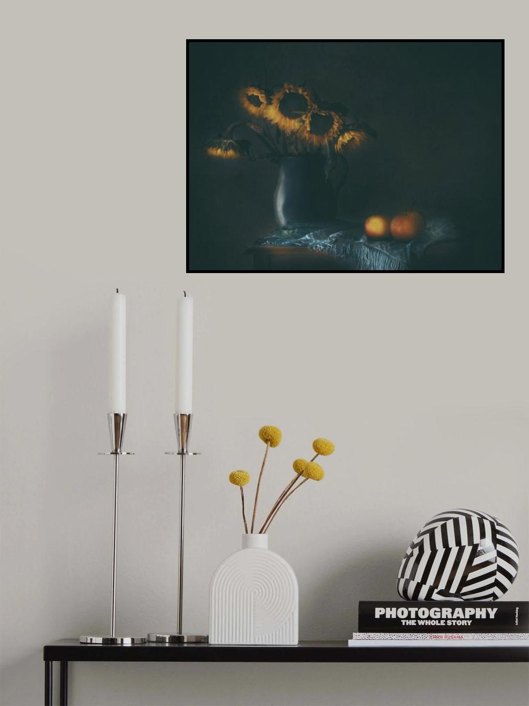 Remember the Sunflowers Poster och Canvastavla