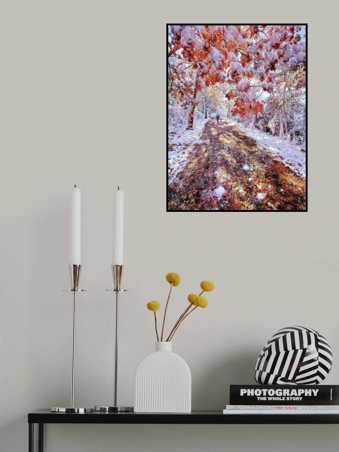 The turn of autumn and winter Poster och Canvastavla