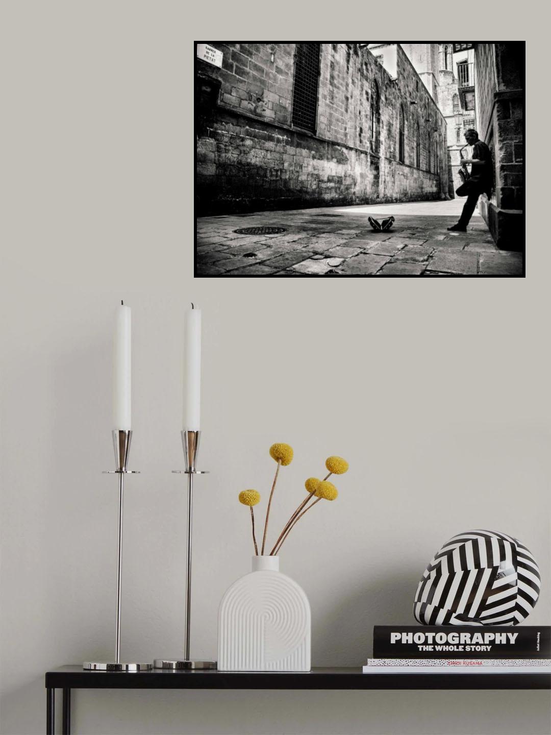 Silent Street Poster och Canvastavla