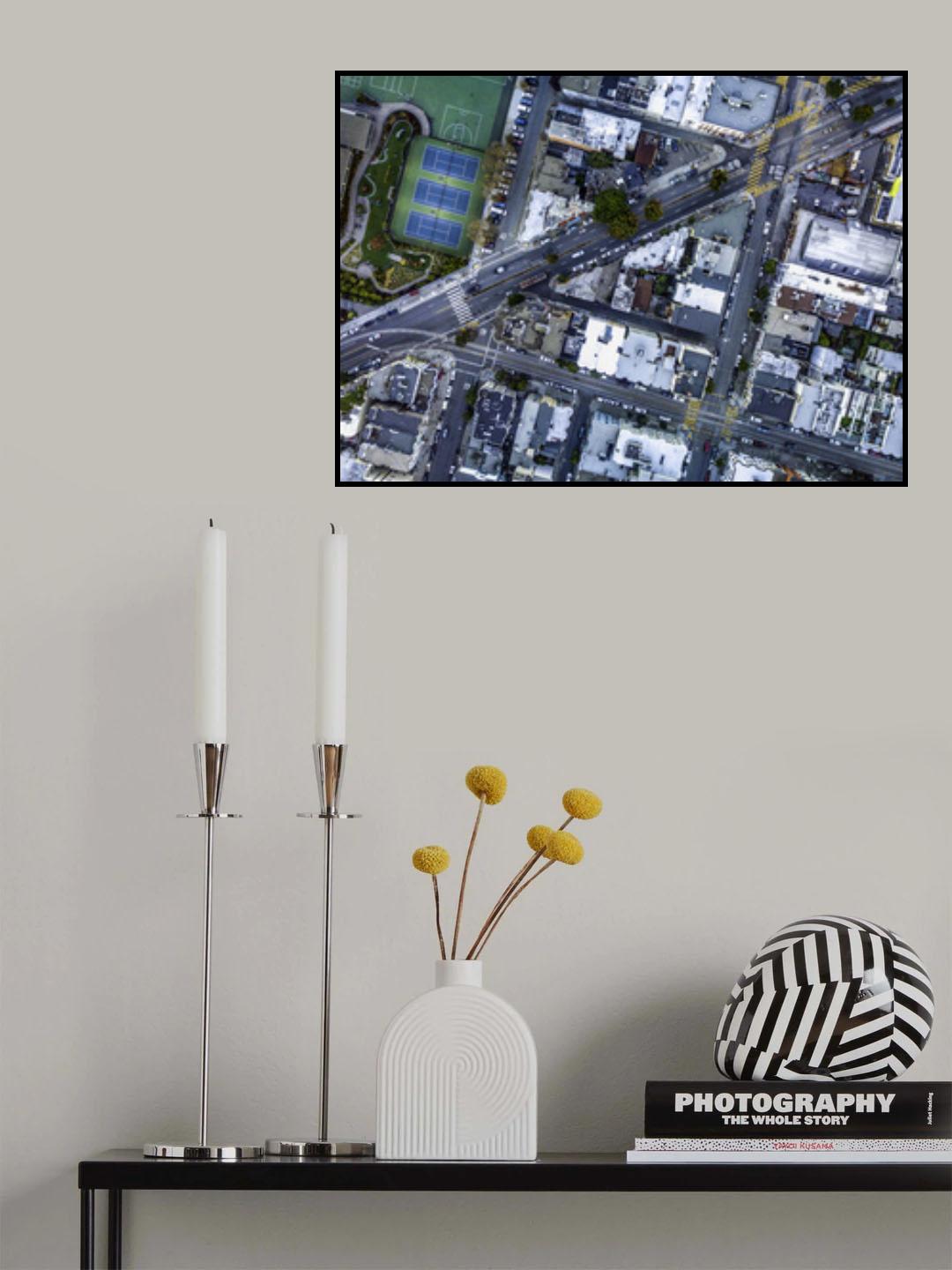 The Geometry of a City Poster och Canvastavla