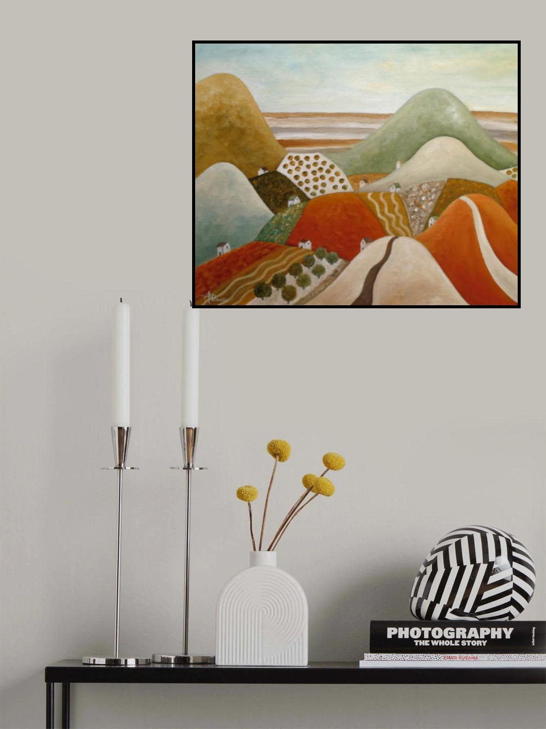 Getting Into the Autumn Poster och Canvastavla