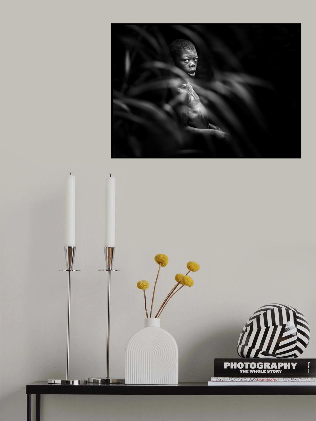 Bath in the river Poster och Canvastavla