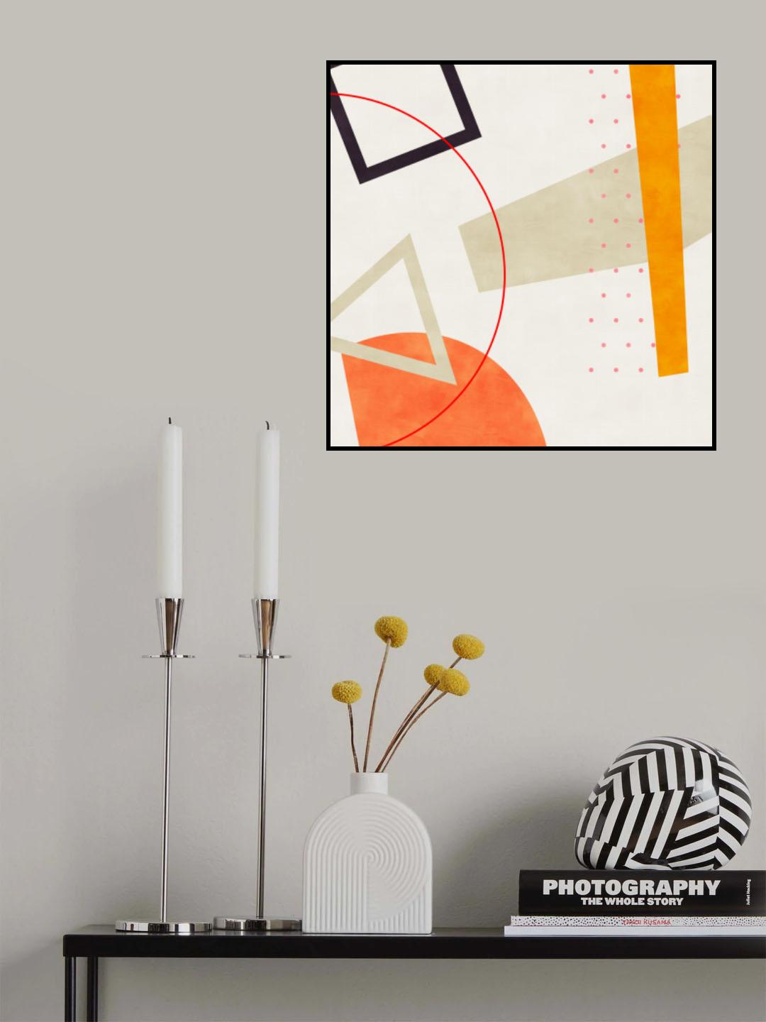 Mid Bauhaus Geometry 6 Poster och Canvastavla