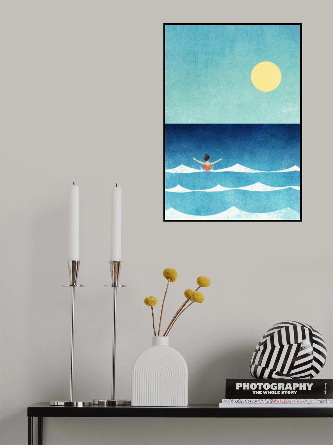 Sea Swim ii Poster och Canvastavla