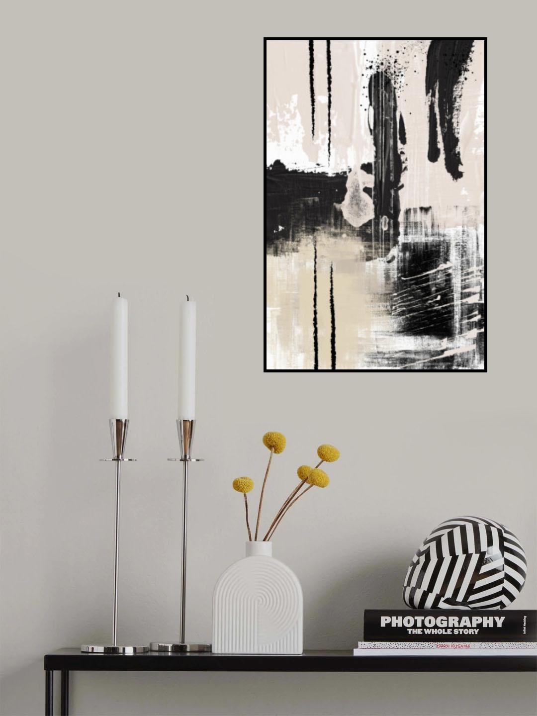 Silk in Beige-2 Poster och Canvastavla