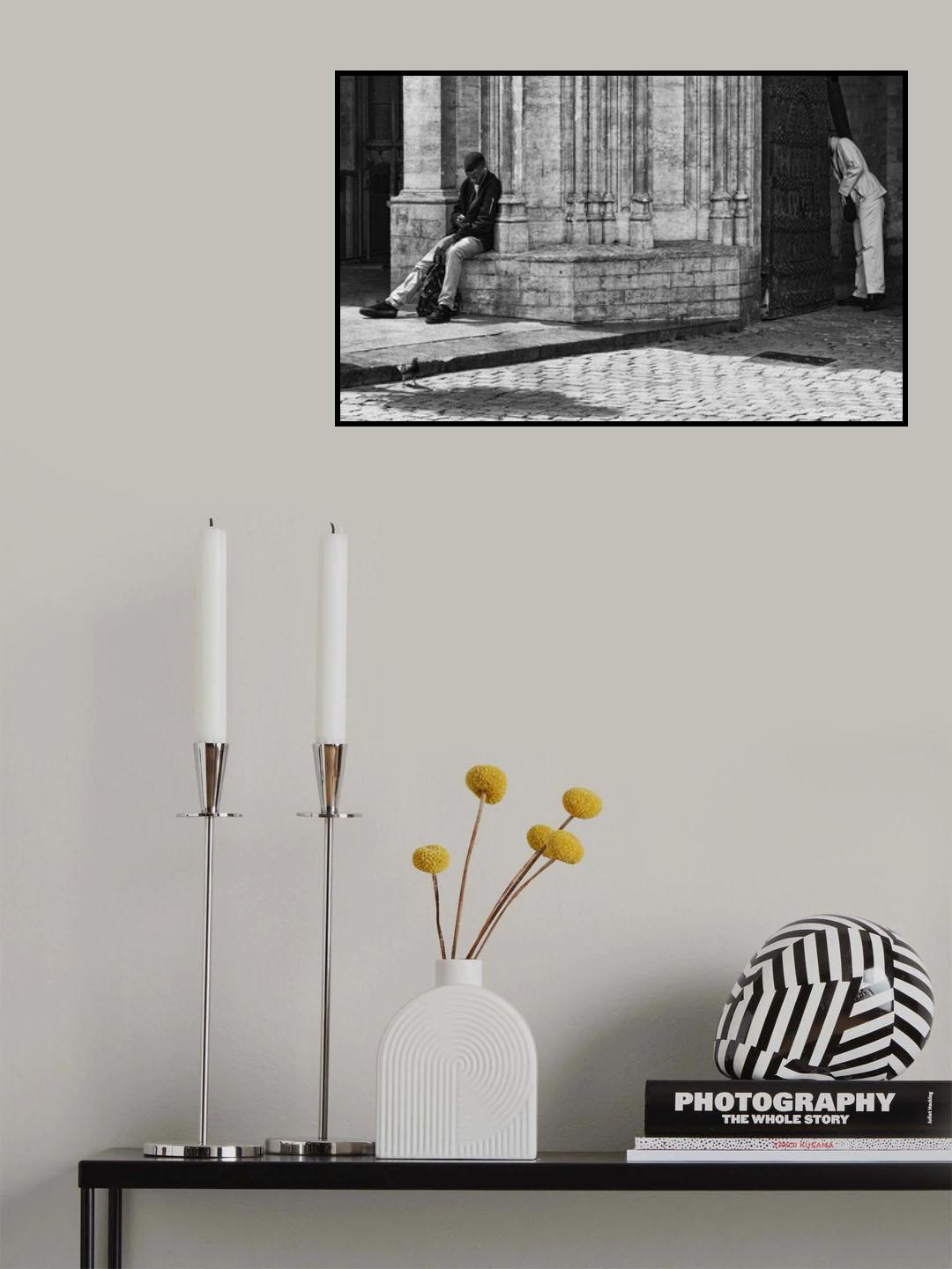 Behind the doors of History Poster och Canvastavla