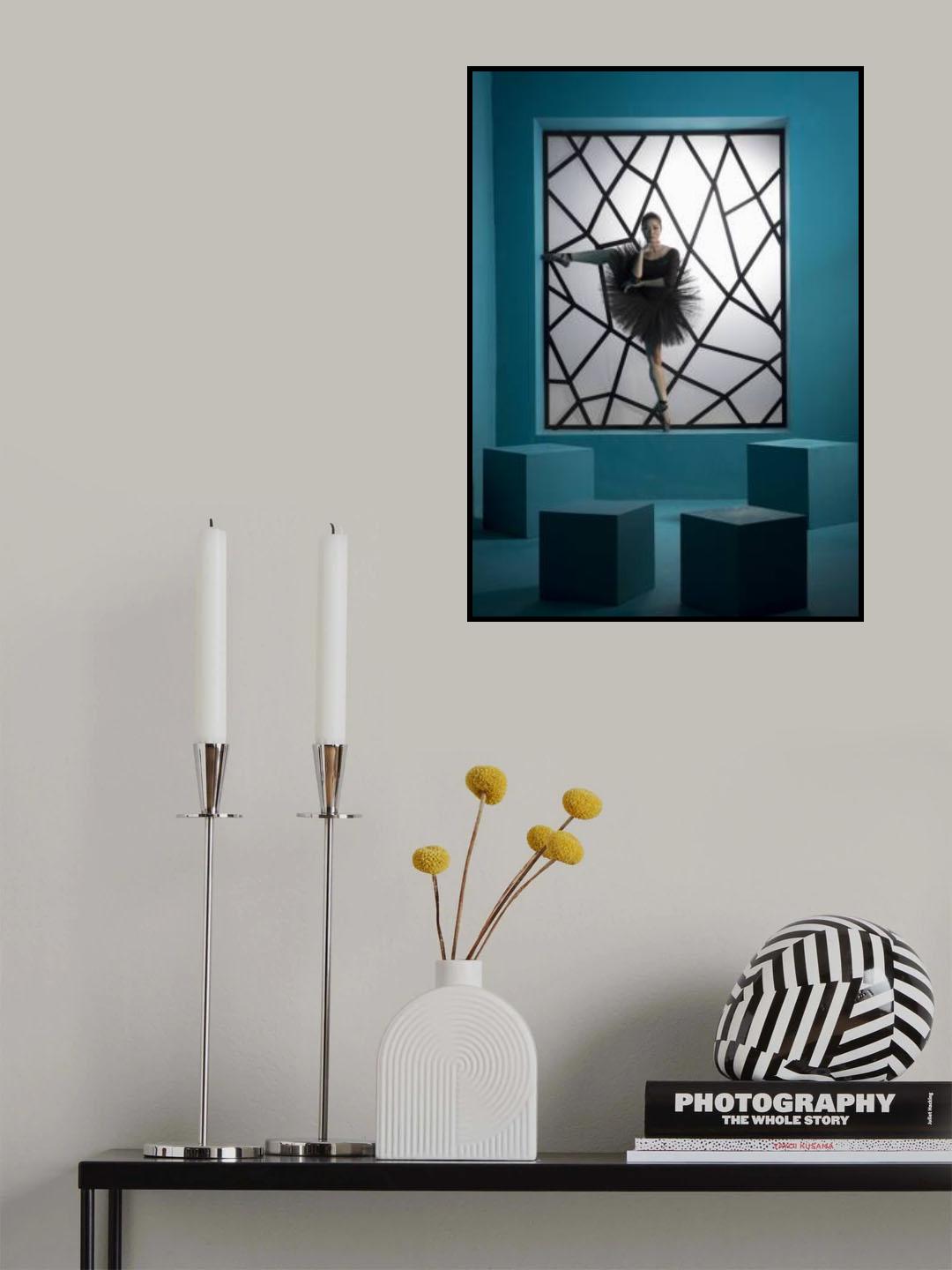 Balerina in The Frame Poster och Canvastavla