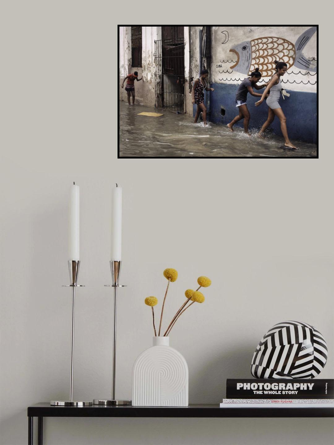 Flooding Havana Poster och Canvastavla