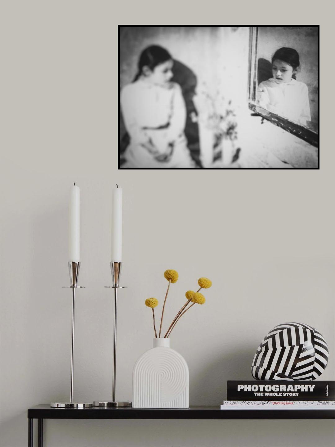 Which side of the mirror Poster och Canvastavla