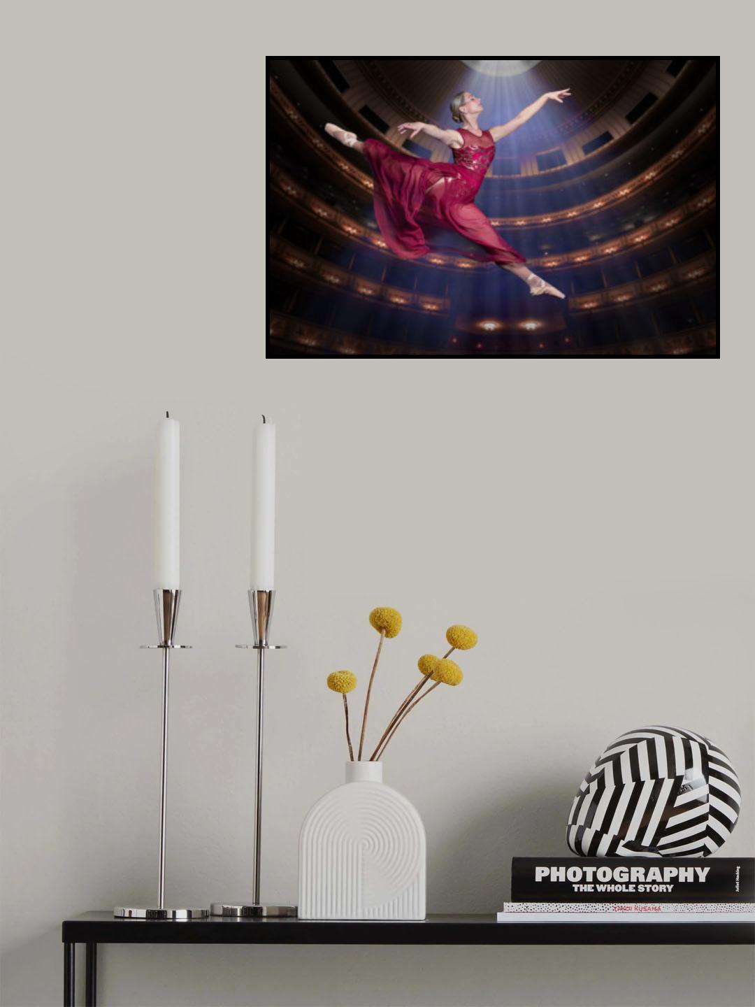 BallerinaRouge Poster och Canvastavla