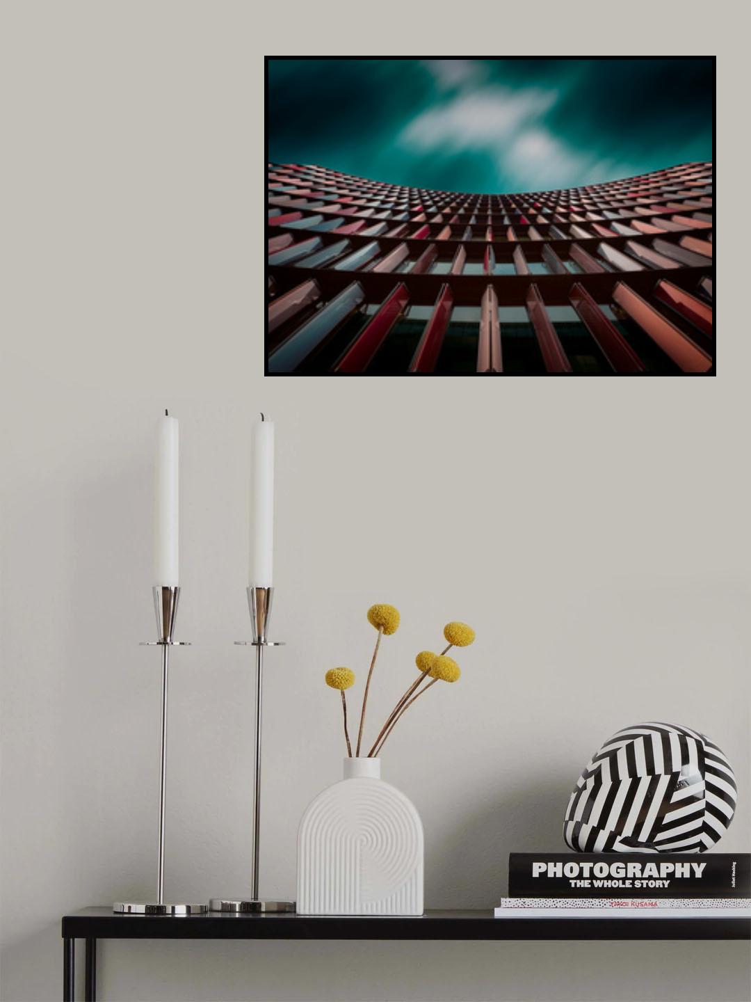 The Building Of Colors Poster och Canvastavla