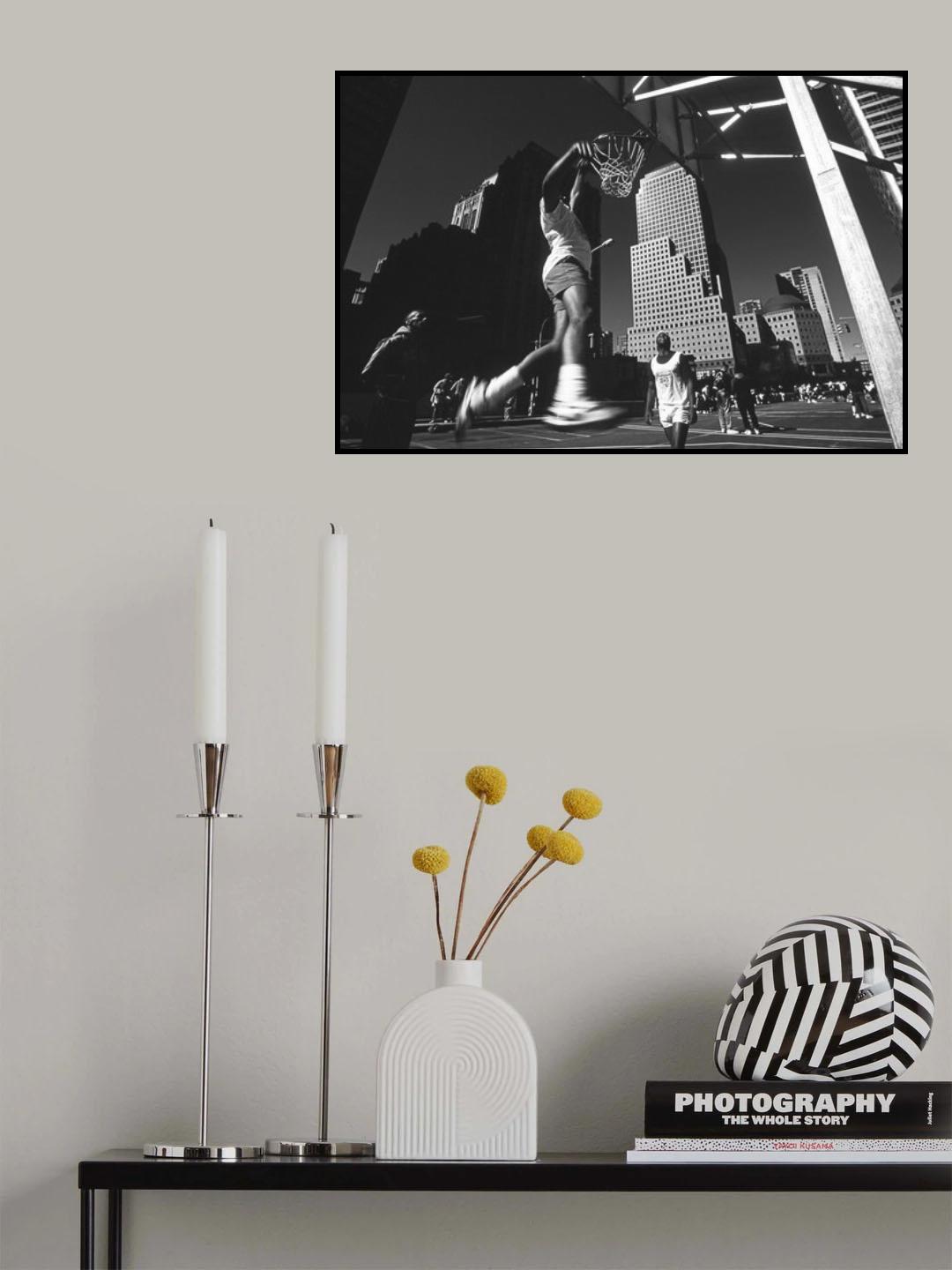 "Dunking" (from the series "Metropolis") Poster och Canvastavla