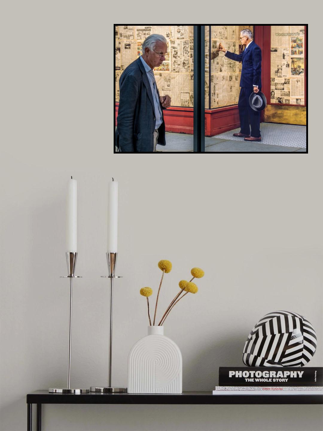 two very serious men Poster och Canvastavla