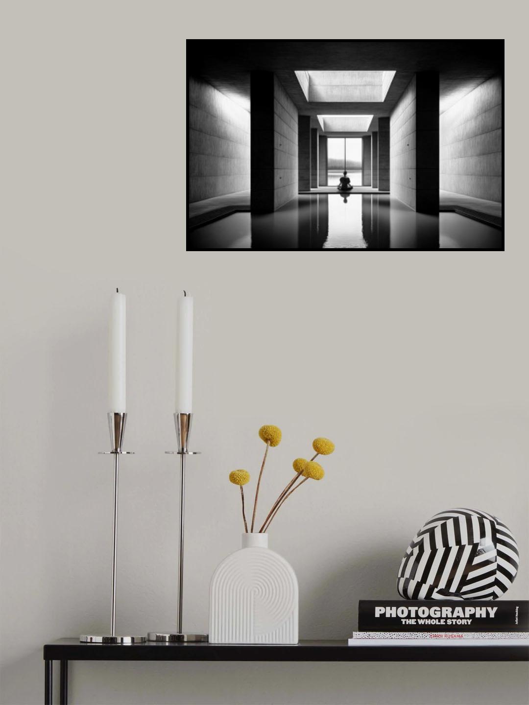Minimalist Meditation Poster och Canvastavla