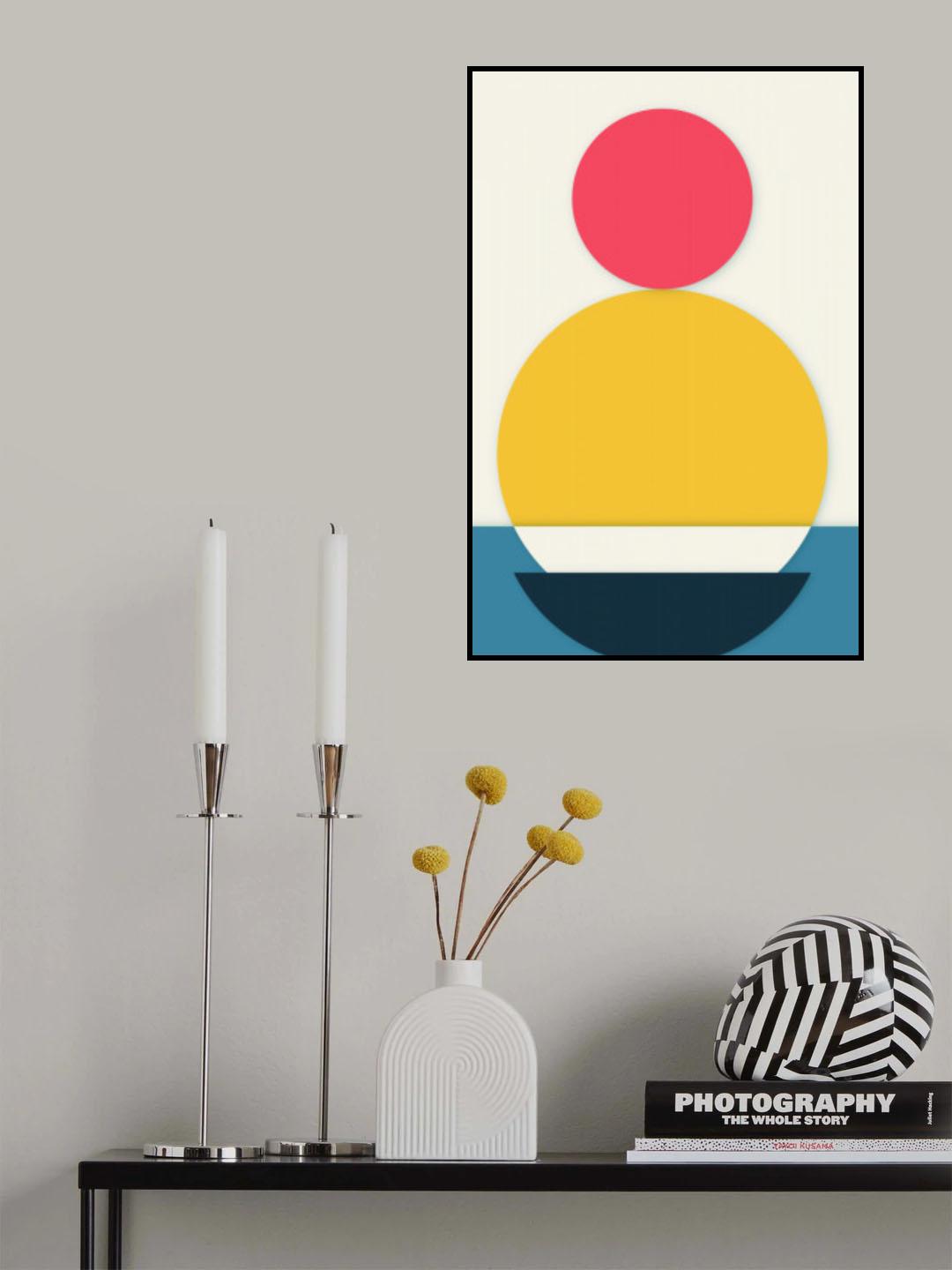 Bright Geometric Series #4 Poster och Canvastavla