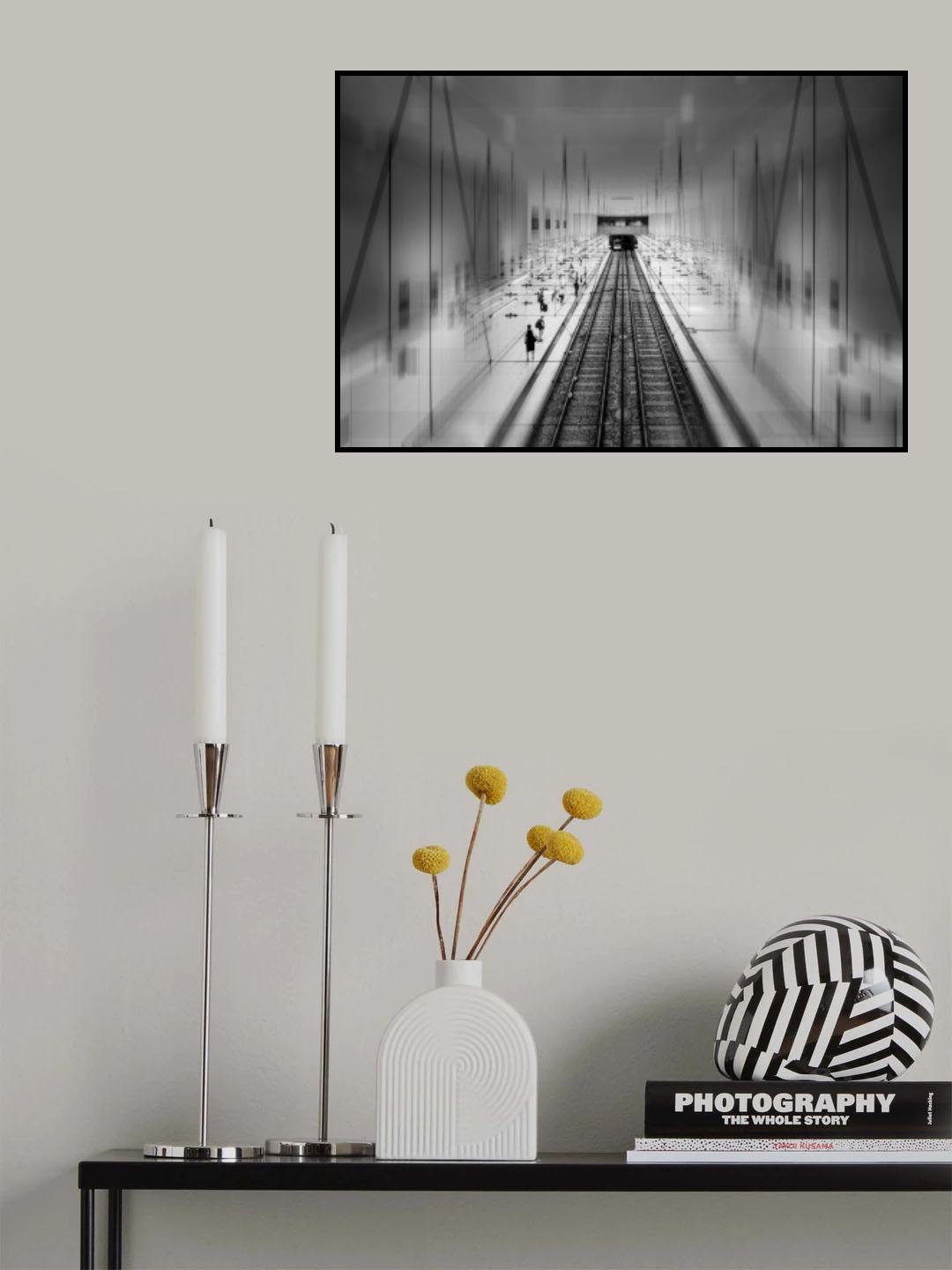 Underground train station Poster och Canvastavla