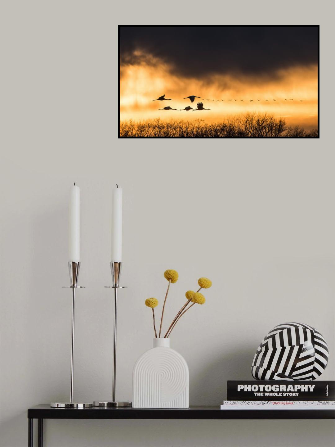 Through the light tunnel Poster och Canvastavla