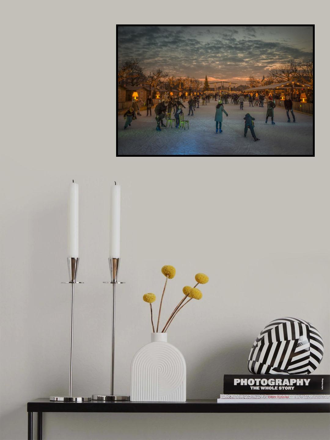 Amsterdam Winter Wonder Land Poster och Canvastavla