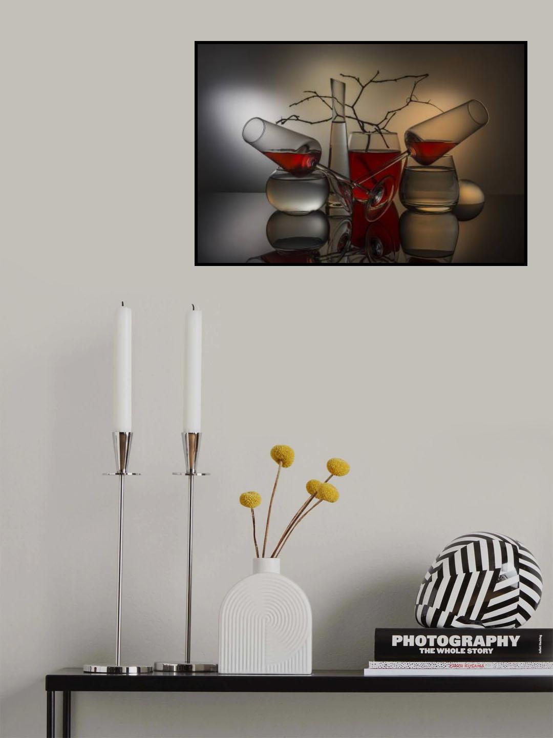 From the series "Experiments with glass" Poster och Canvastavla