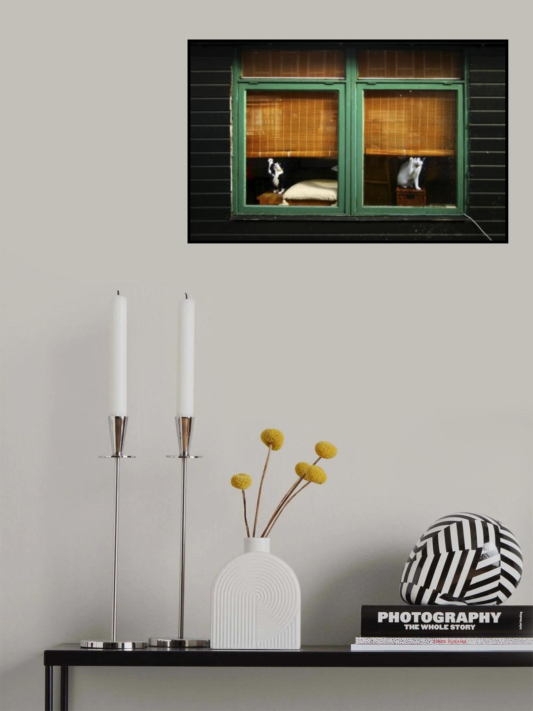 Window cleaners Poster och Canvastavla