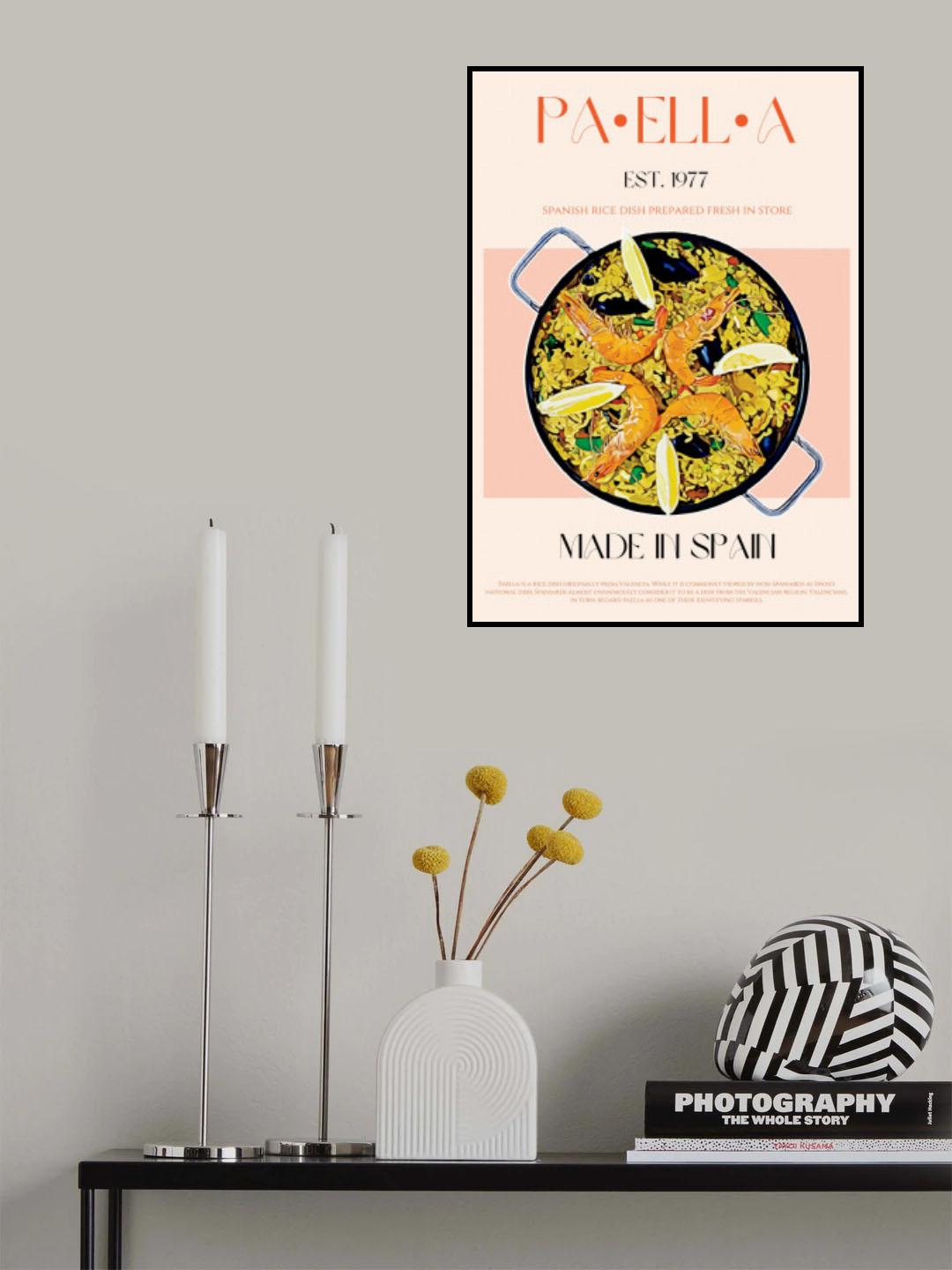 Paella Poster och Canvastavla