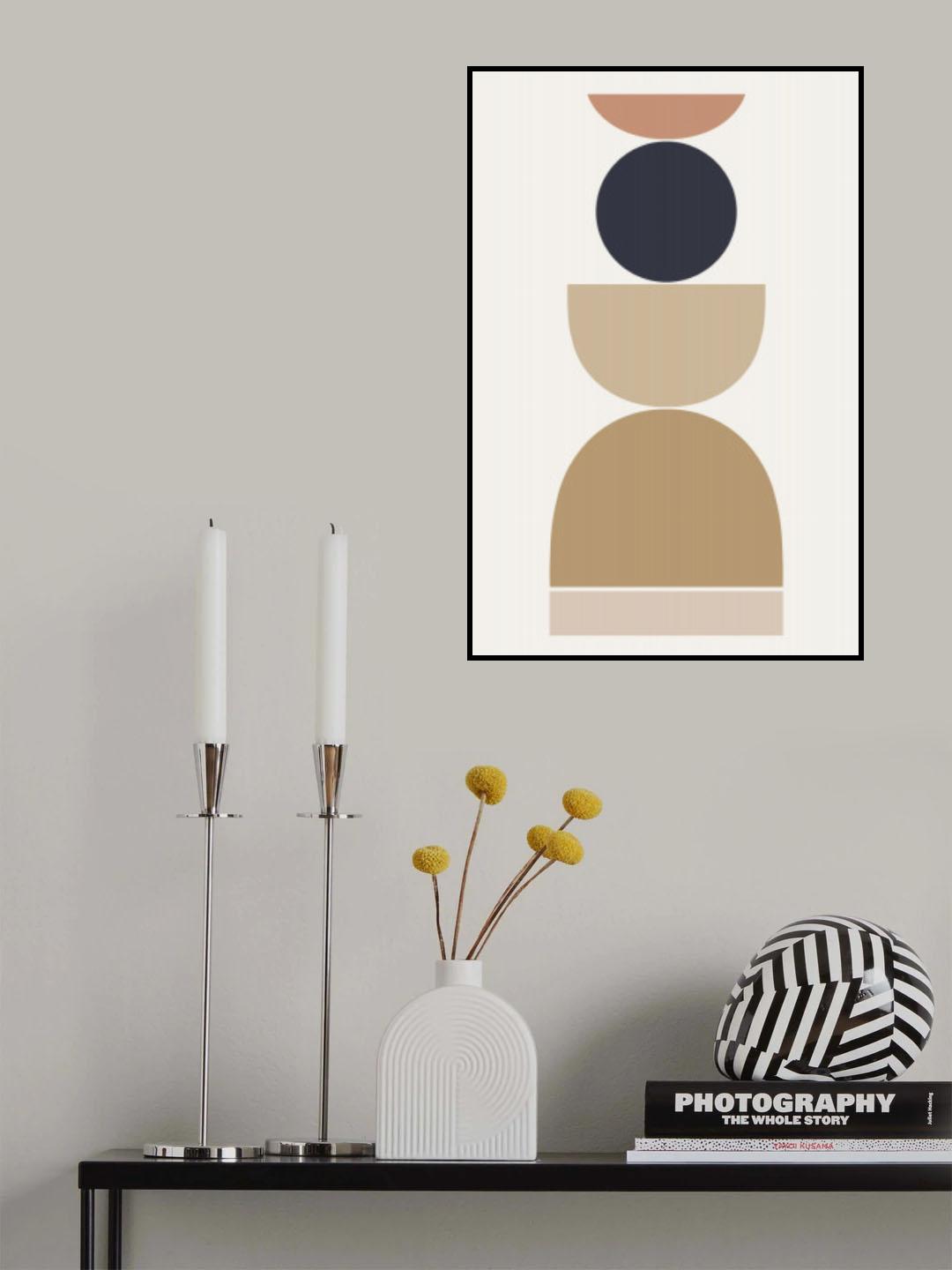 Loving Shapes Poster och Canvastavla