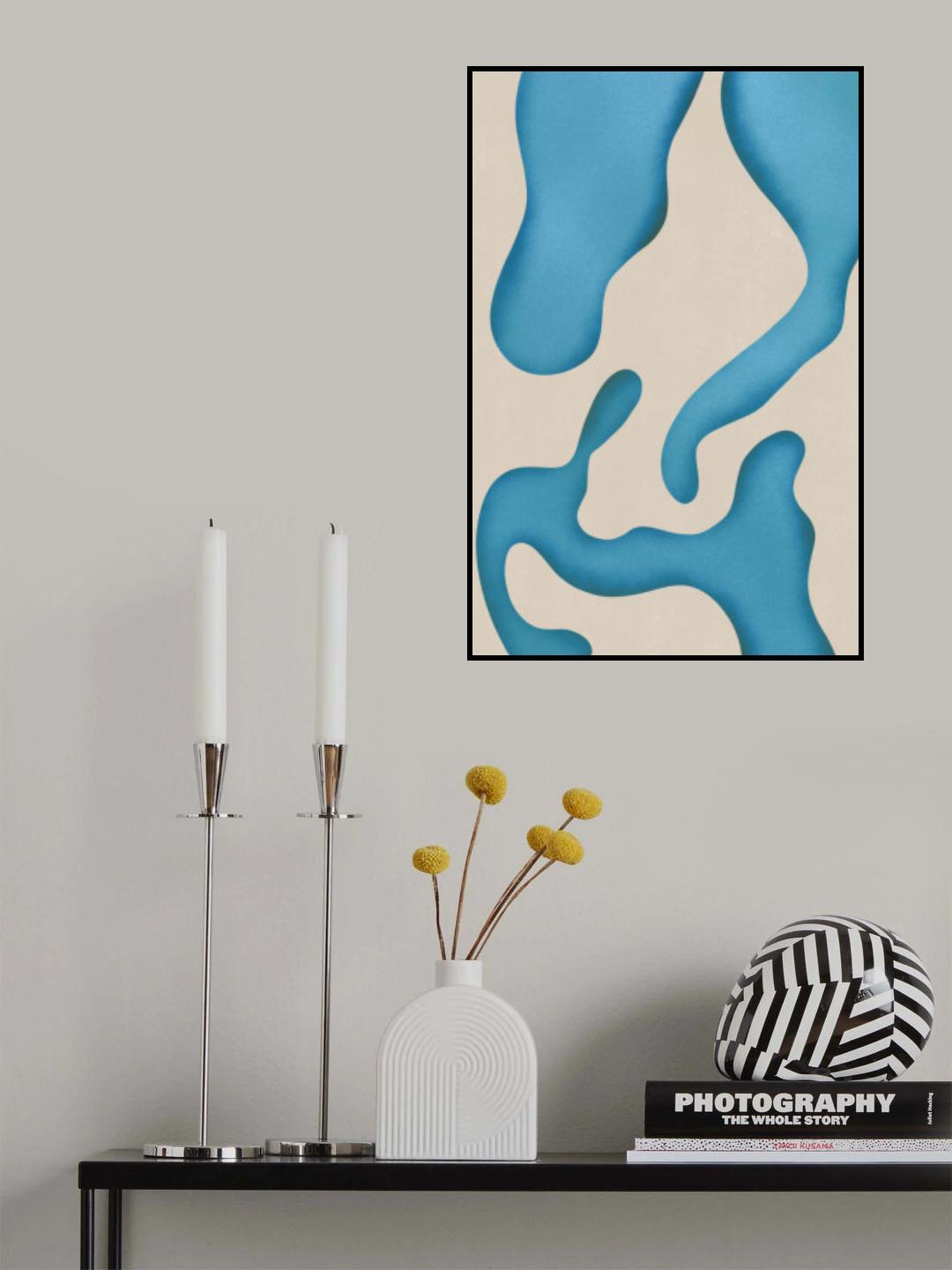 Abstract liquid 03 Poster och Canvastavla