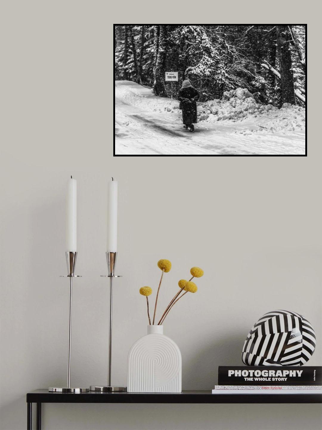 Attention ! Wrong way Poster och Canvastavla