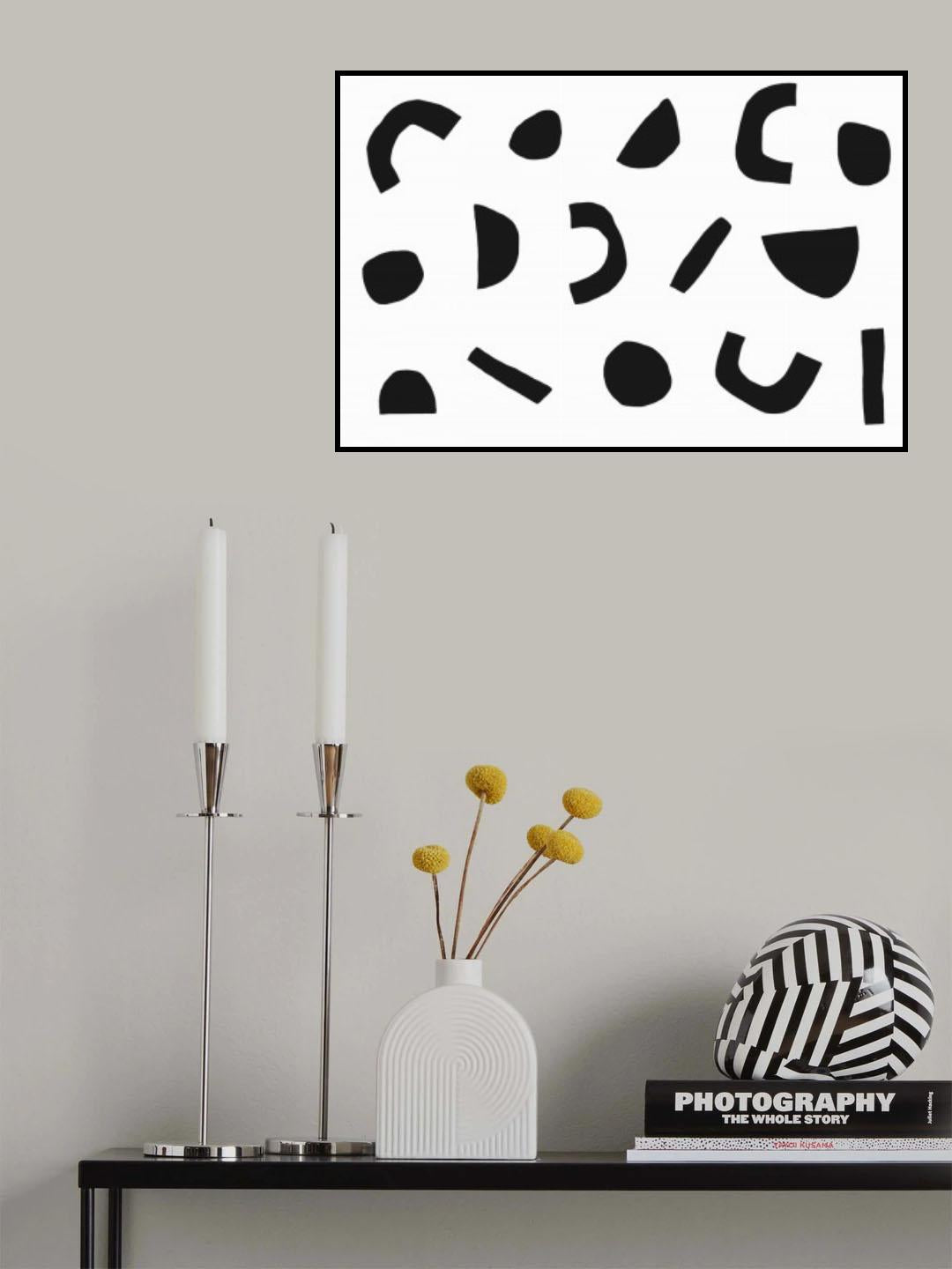 Abstract Get Together No 1 Poster och Canvastavla