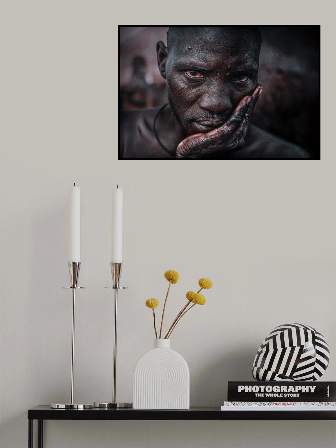 African man Poster och Canvastavla