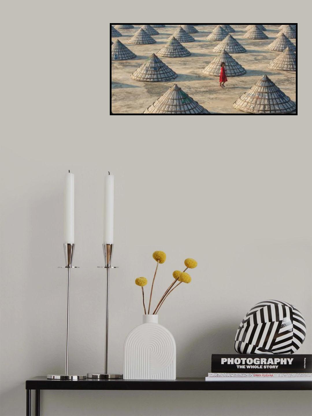 A lonely Red Angel Poster och Canvastavla