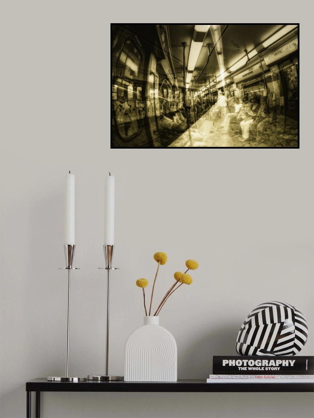 Urban Warp Speed Poster och Canvastavla