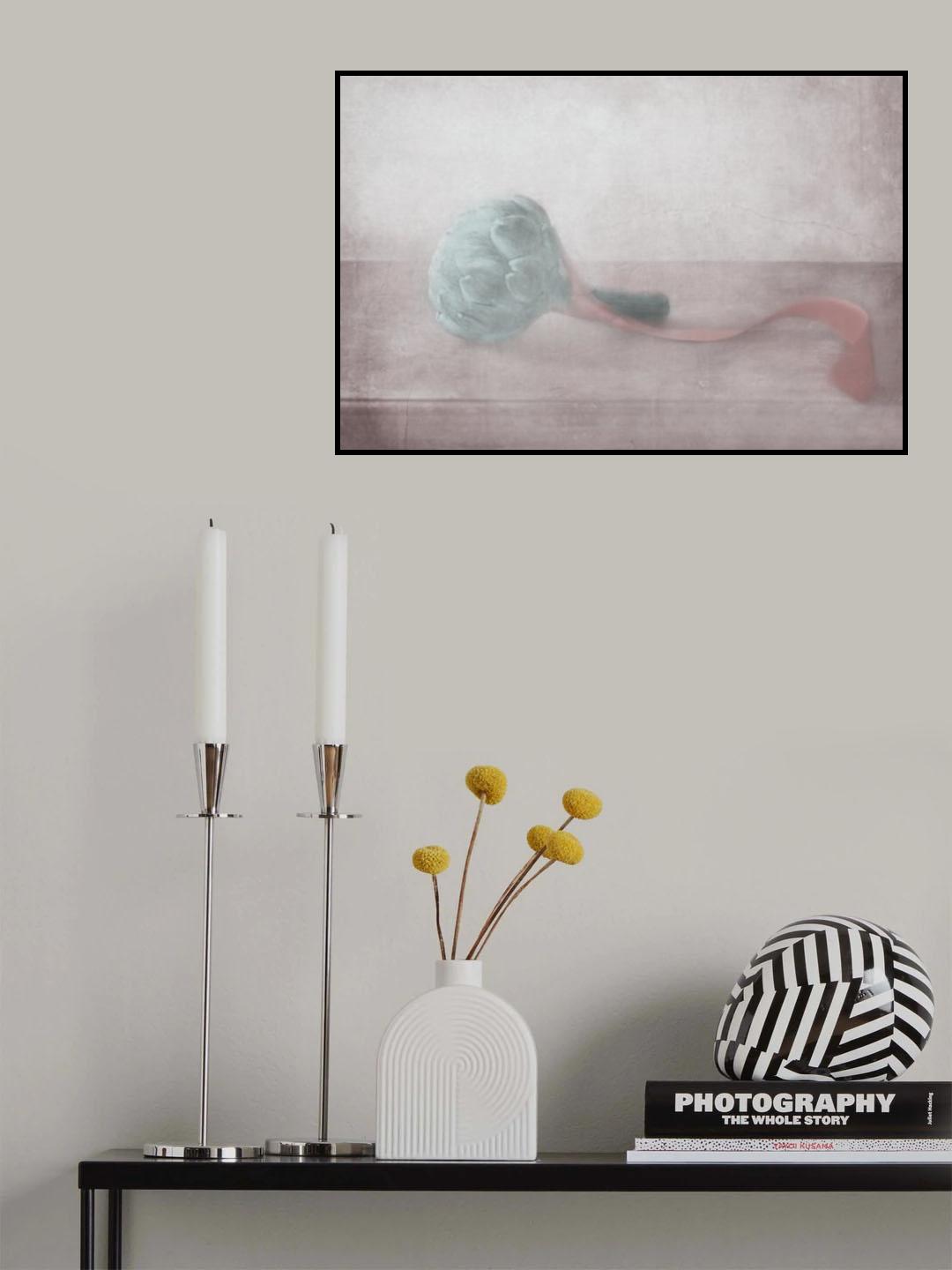 The red ribbon Poster och Canvastavla