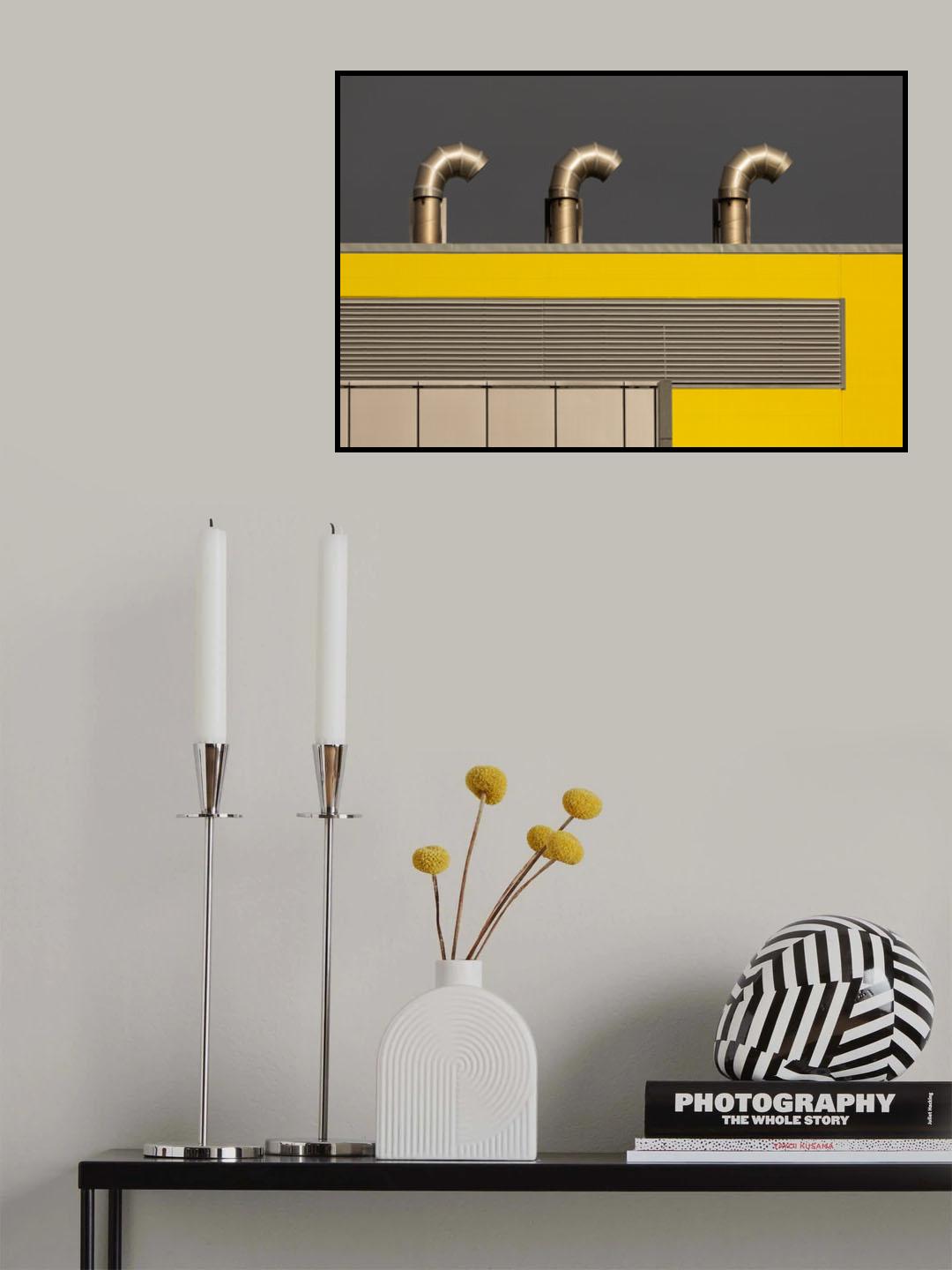 Bending Pipes Poster och Canvastavla