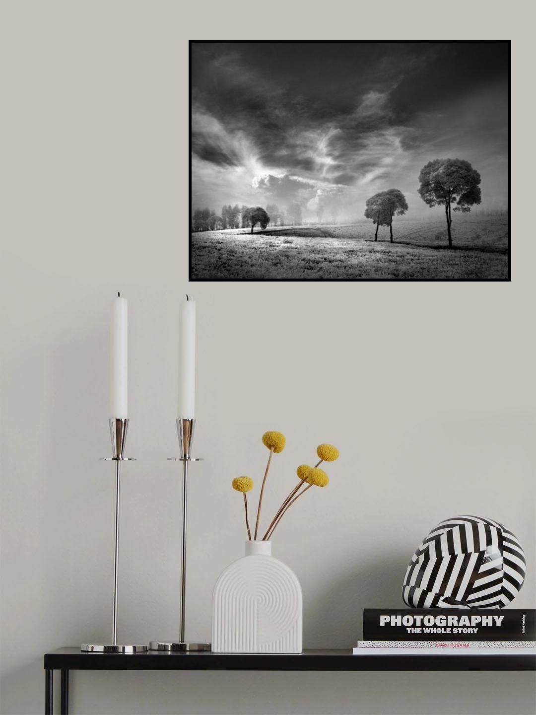 With a thick cloud Poster och Canvastavla