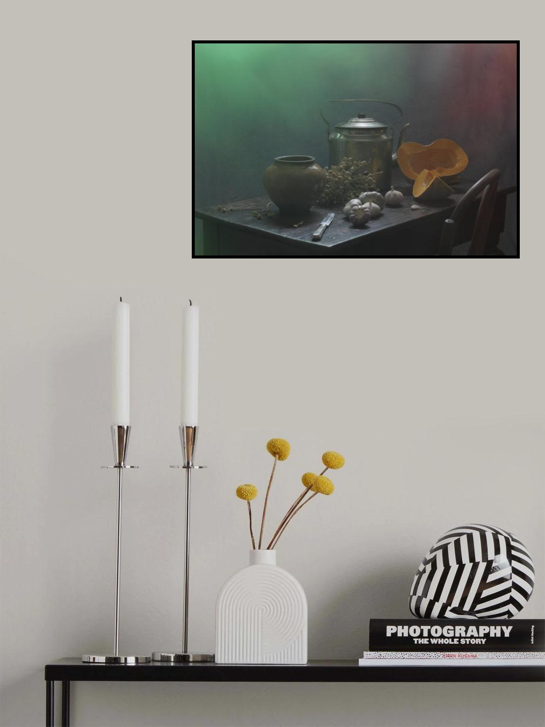 Still Life With Pumpkin-2 Poster och Canvastavla