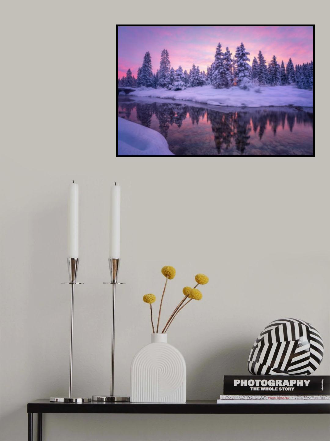 Forest Morning Poster och Canvastavla