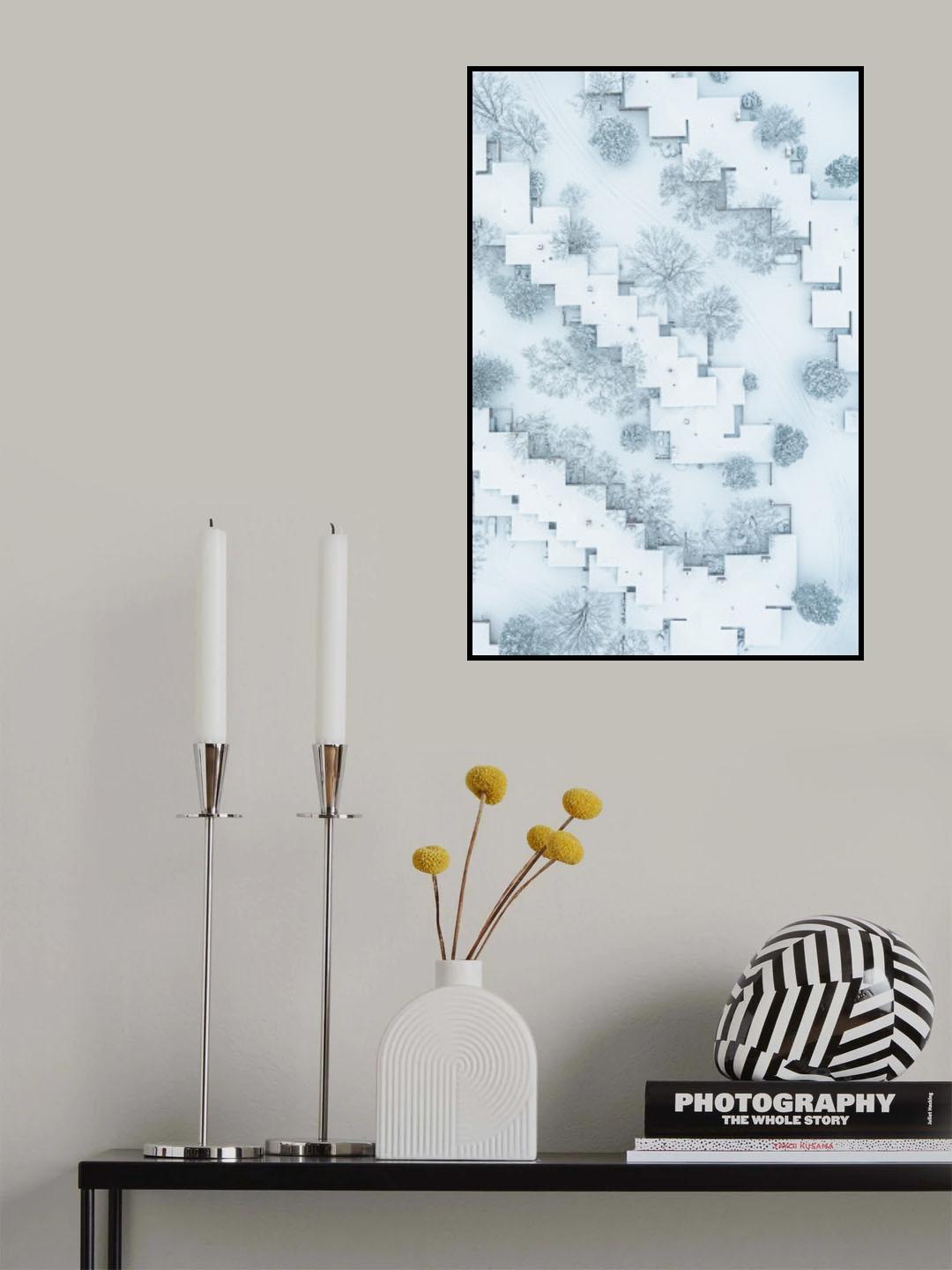 Pattern of Roofs Poster och Canvastavla