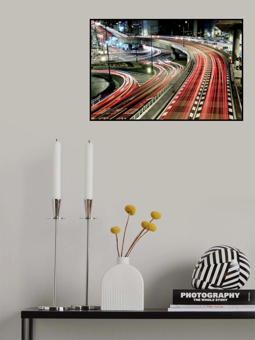 Chaotic Traffic Poster och Canvastavla