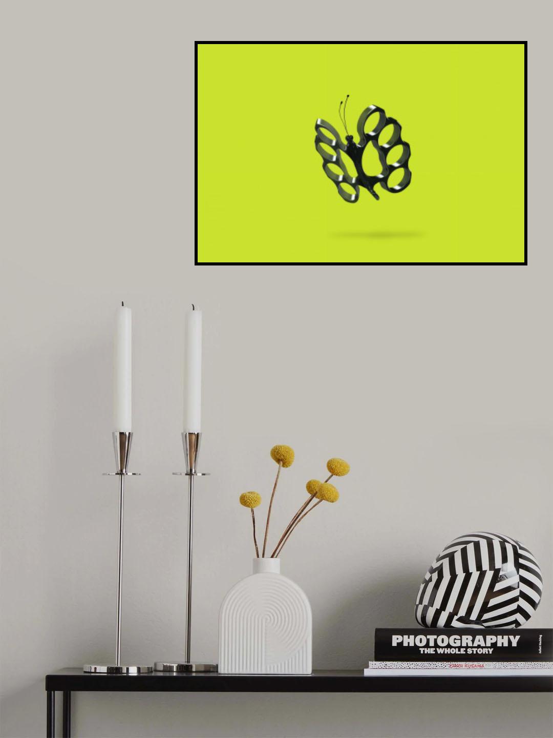 Sting like a Butterfly Poster och Canvastavla