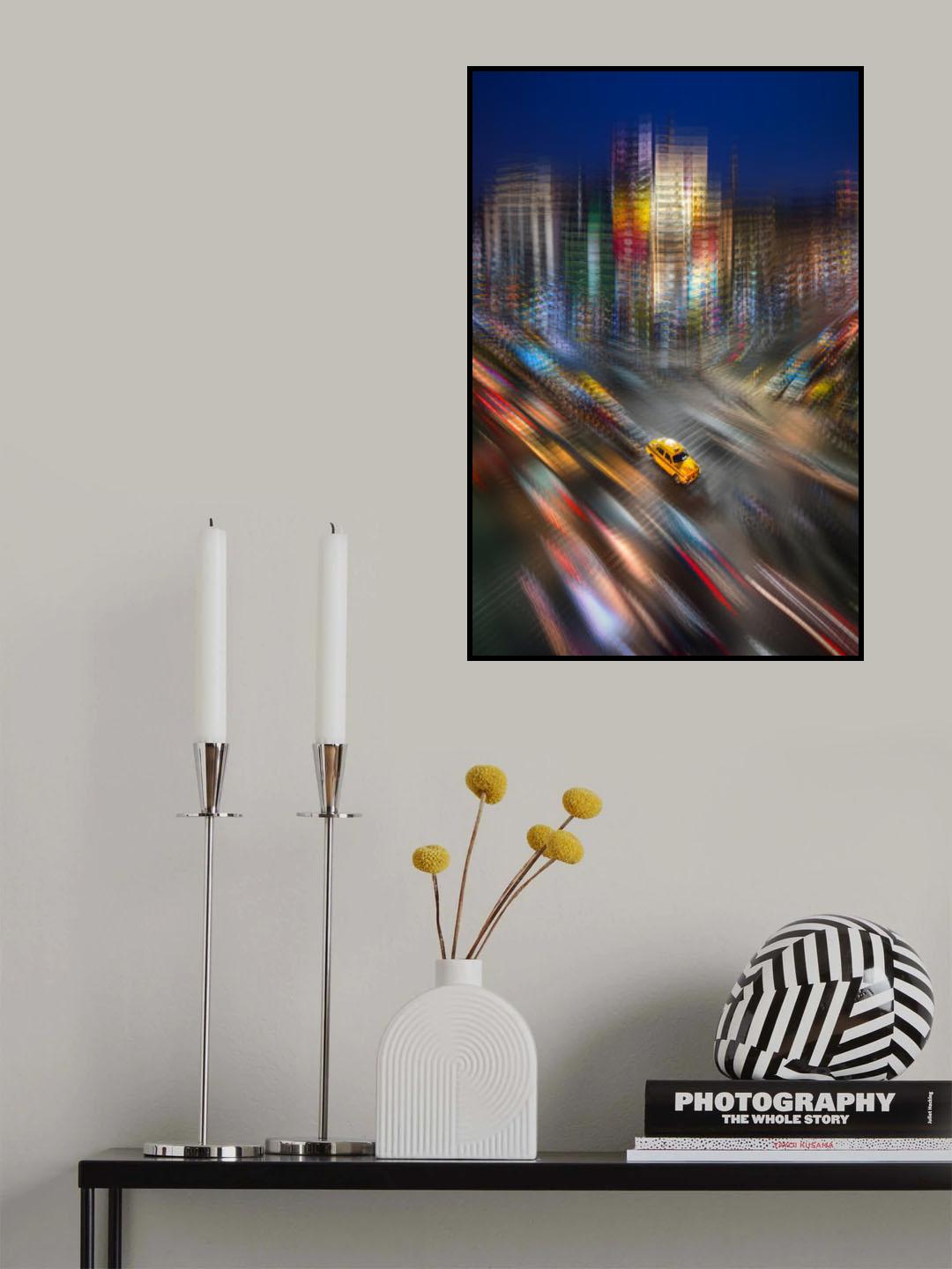 The Yellow Taxi Poster och Canvastavla