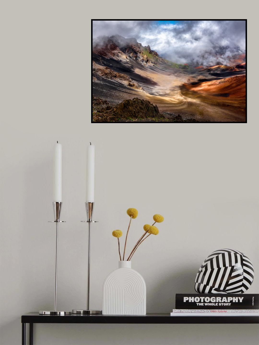 Craters Edge Poster och Canvastavla