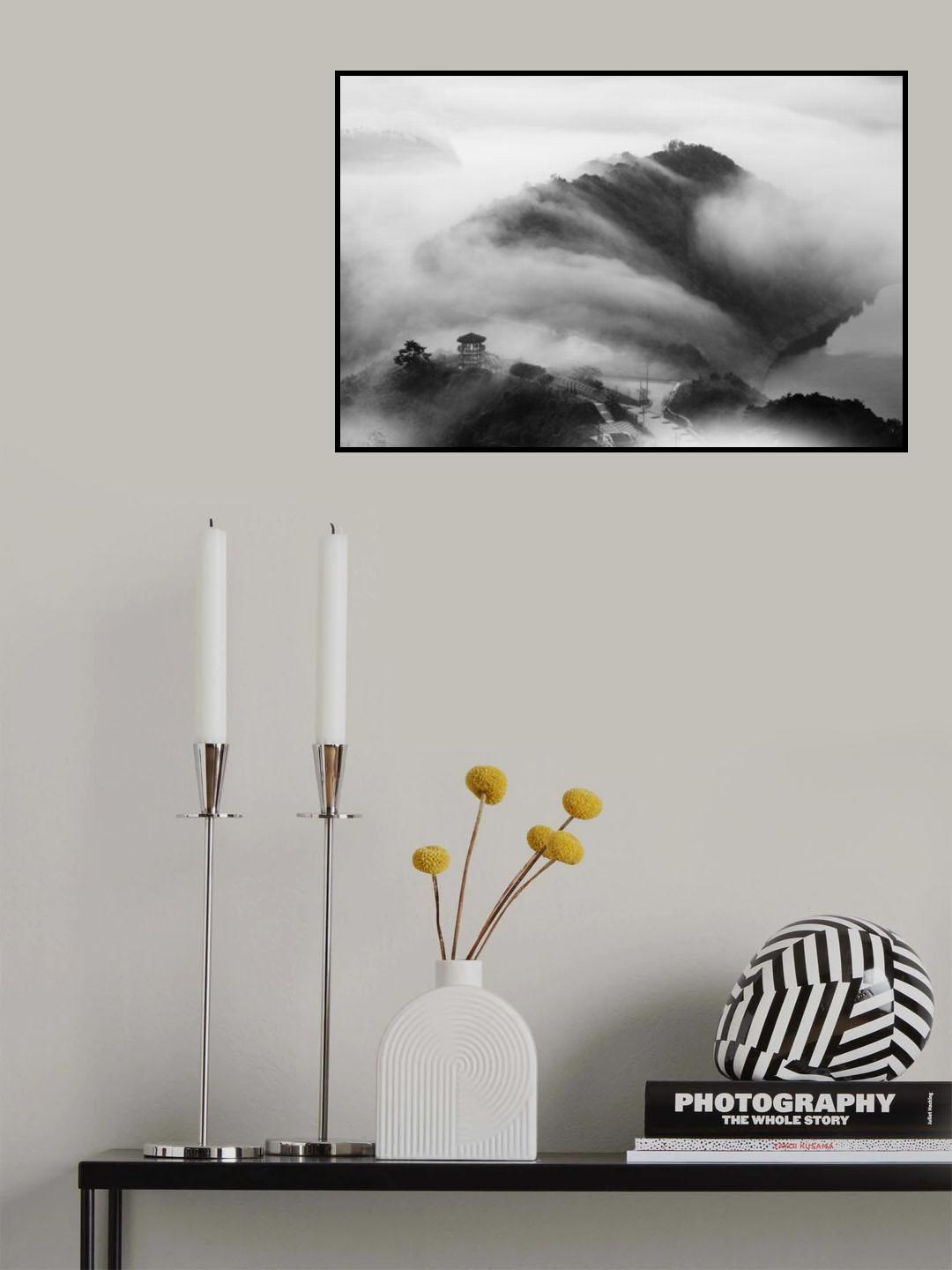Morning Fog Poster och Canvastavla