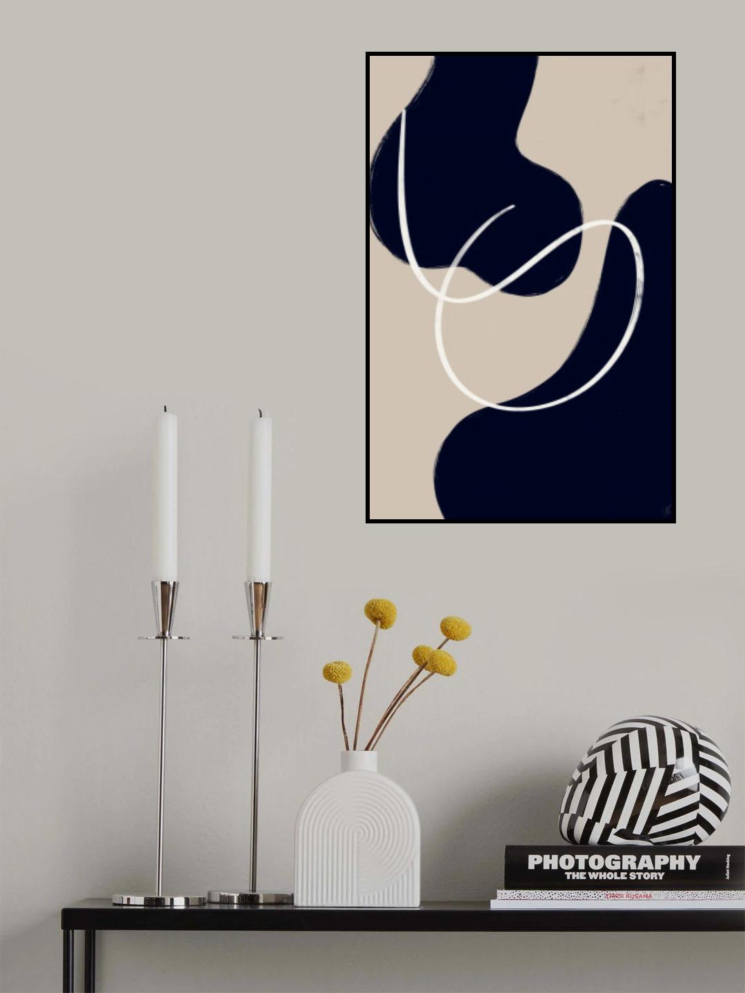 Scandi Abstract 3 Poster och Canvastavla