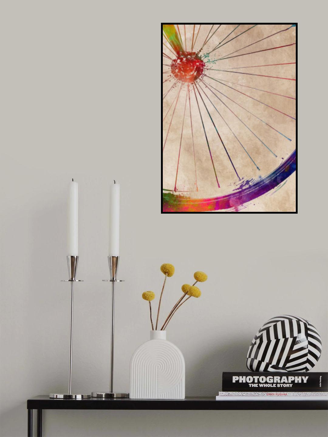 Cycling sport art 13 Poster och Canvastavla